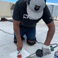 TPO Repair on a Flat Roof in Chicago, IL 0